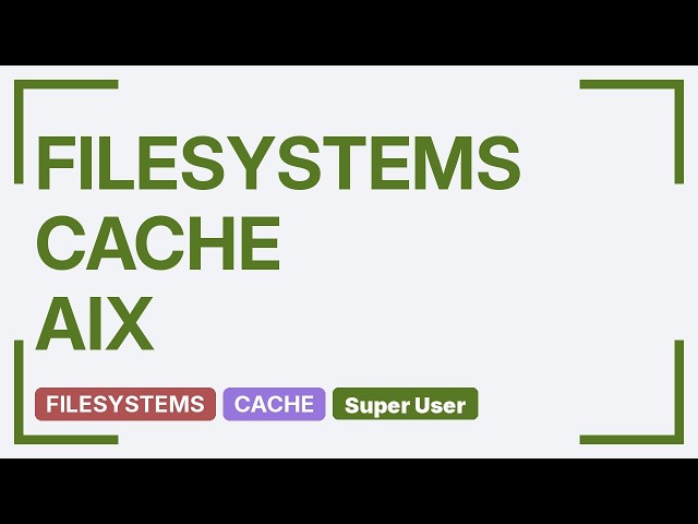 AIX what exactly is file system cache?