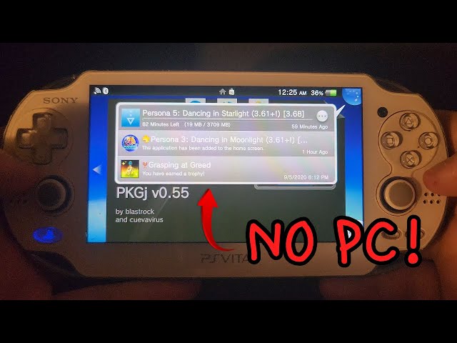 How to Download Games to Modded PSVITA (NO PC!)