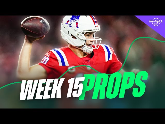 Top 10 NFL Player Props Picks for Week 15 | Prop Bets & TD Scorers (2025)