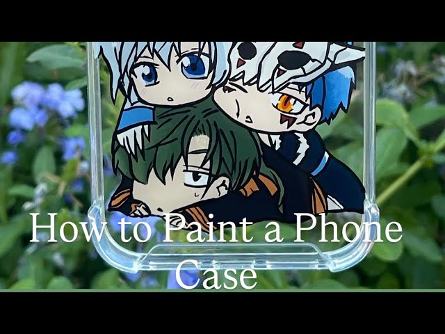 How to paint a phone case 💕