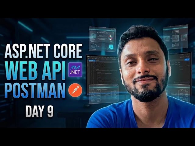 ASP.NET Core Web API Tutorial | Day 9 | Async & Await | Synchronous vs Asynchronous | .NET 8