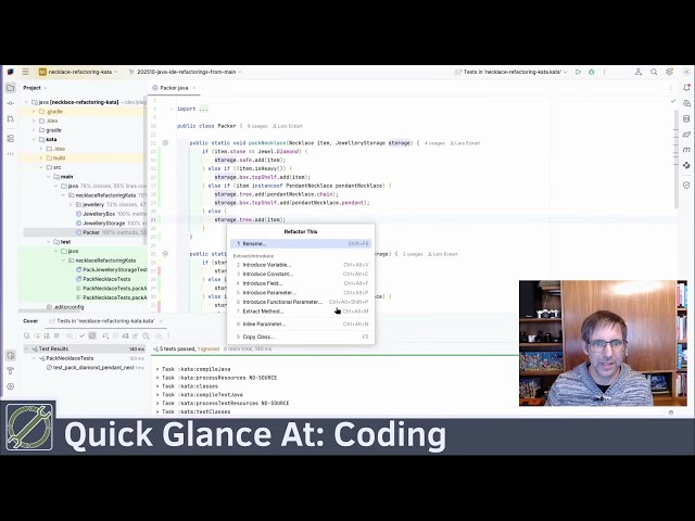 Refactoring to "Chain of Responsibility" Pattern: The "Necklace Kata"