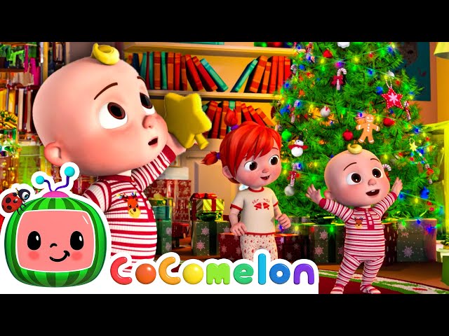 Twinkle Twinkle Christmas Star | COCOMELON 🍉 | Nursery Rhymes & Lullabies | Baby & Kids Songs