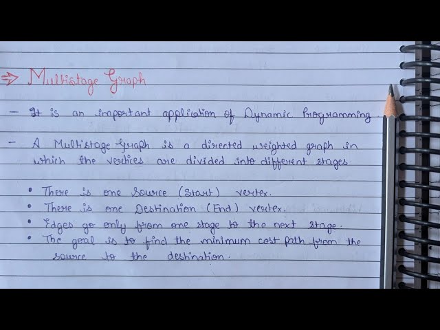 Lec 11 || Dynamic Programming ~ Multistage Grapghs | Analysis & Design of Algorithm | Book_&_talks