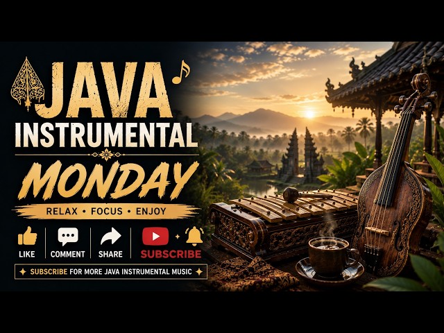 LIVE | Java Instrumental Fusion | Traditional Indonesian Music with Modern Relaxing Sounds