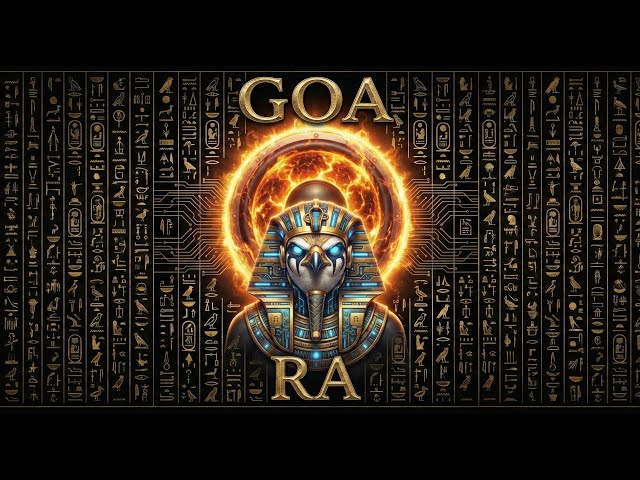 GOA — RA ☀️ (2h30 Full Album) | Ancient Egyptian Psytrance & Sun God Ritual w/AudioReactive Visuals