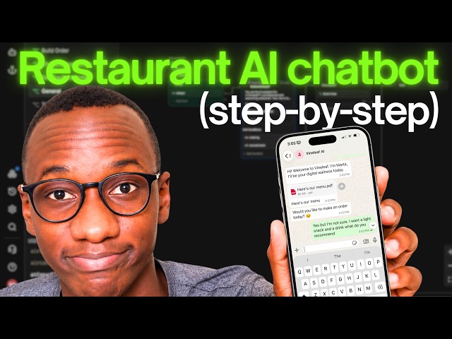 How to build a 24/7 WhatsApp AI chatbot for restaurants (step by step tutorial)