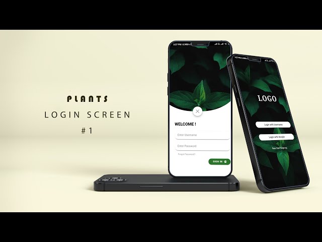 PLANT APP | Part I - Ionic 5 UI - Ep 1 | Welcome, Login Screens | Auth Screens