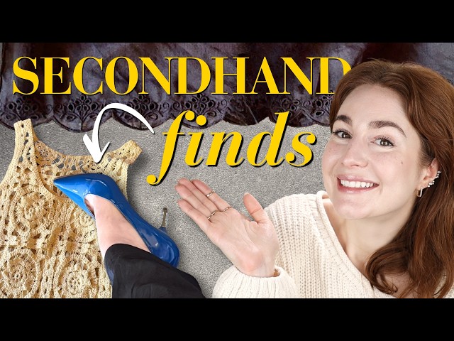secondhand fashion haul / thrifting & styling
