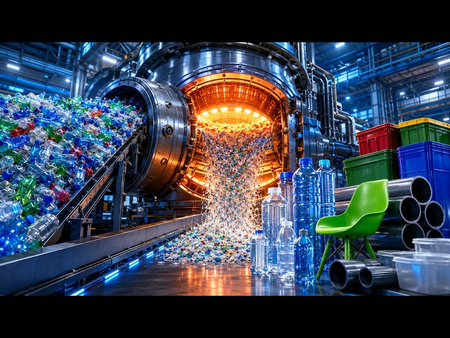 Inside the World's Most Advanced Plastic Recycling Plant | Satisfying Factory Process