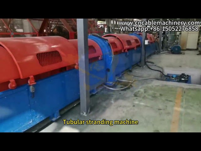 Tubular stranding machine #strandingmachine #strander