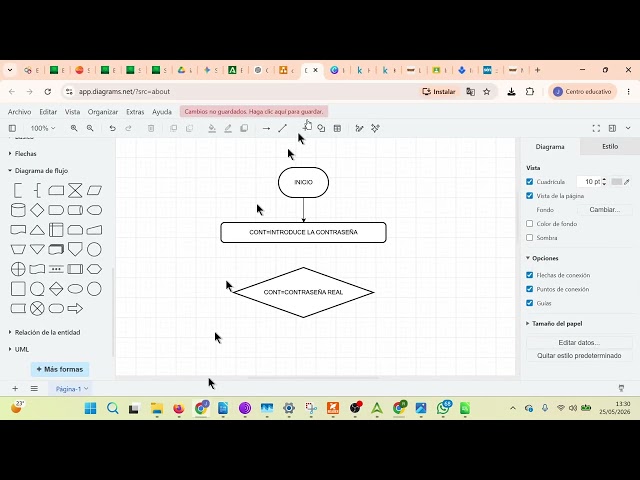 Flowcharts and programming with AI ChatGPT IES Monterroso