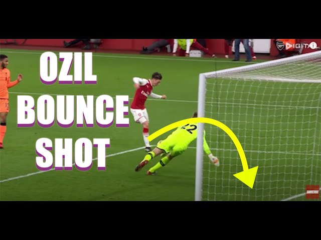 OZIL all BOUNCE SHOT goals