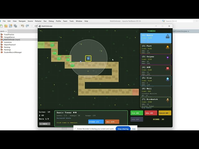 My Java Game Demo (School Project)