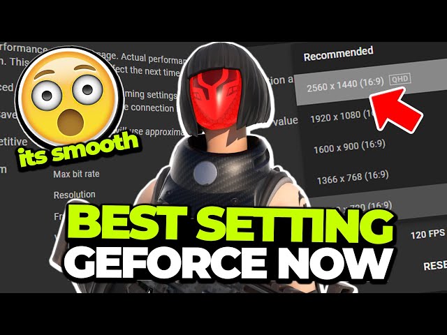 GeForce Now Best Setting For MAXIMUM Performance in 2025! (10mbps-200mbps)