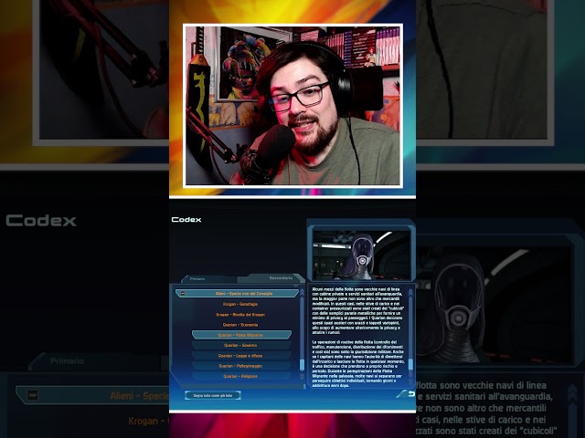 MASS EFFECT - La flotta dei Quarian! #reels