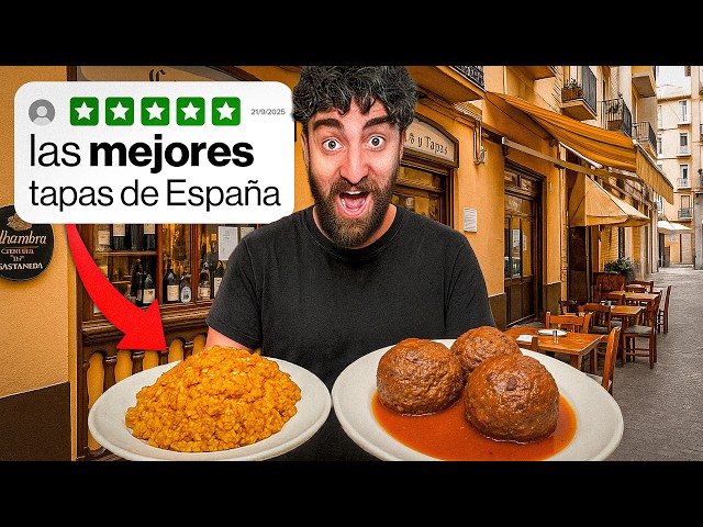 The most amazing free tapas in Spain are in Granada.