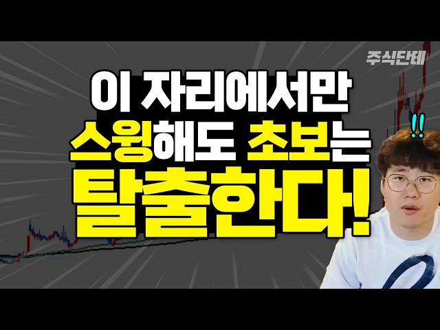 주식초보자들 3분안에 스윙 고수로 만들어드립니다 이거보면 바로 이해함! #주식단테 #주식강의 #주식공부