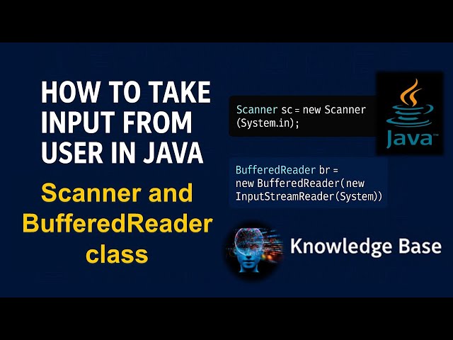 Java User Input Tutorial | Scanner vs BufferedReader Explained with Examples @knowledgebase2612
