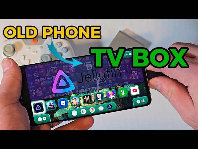 I Turned My Old Phone Into an Android TV Box