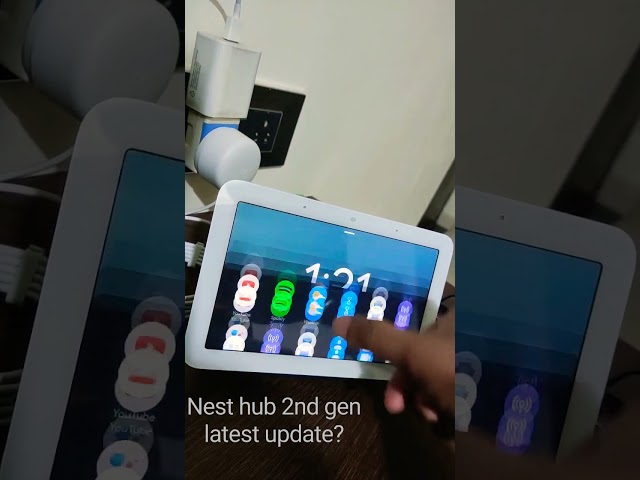 Google Nest hub 2nd gen latest update? India #googlenesthub #google #googlenest #tech #tablet