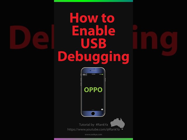 How-to Enable USB Debugging on OPPO Phone