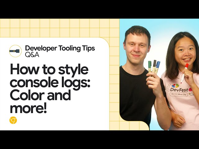 How to style console logs: Color and more! #DevToolsTips