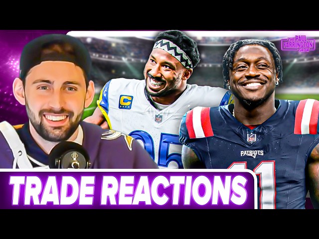 NFL TRADE Reactions: Myles Garrett to Rams, AJ Brown to Patriots + NFC North OTAs Reaction