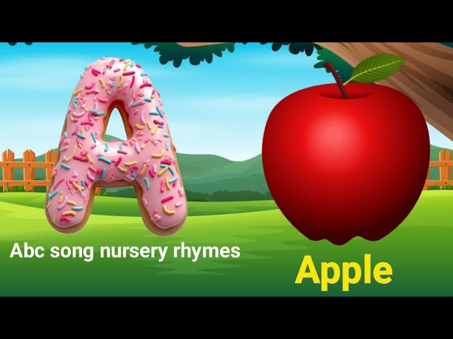 A for Apple | Phonics Song & ABC Alphabet for Kids | Nursery Rhymes