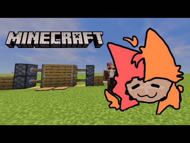 EASY redstone door tutorial! [with a furry]