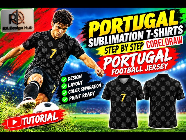 How to Design Sublimation T-Shirts in CorelDraw (Step-by-Step Tutorial)