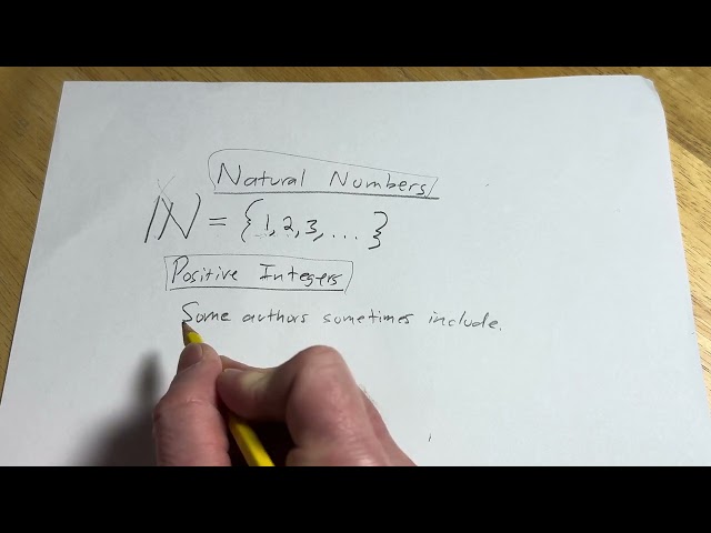 The Natural Numbers