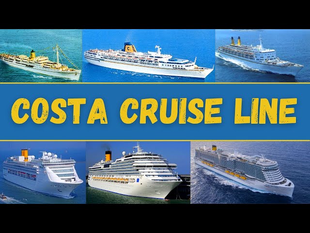 〽️EVOLUTION OF SHIPS - COSTA CRUISE LINE #ShipsEvolution