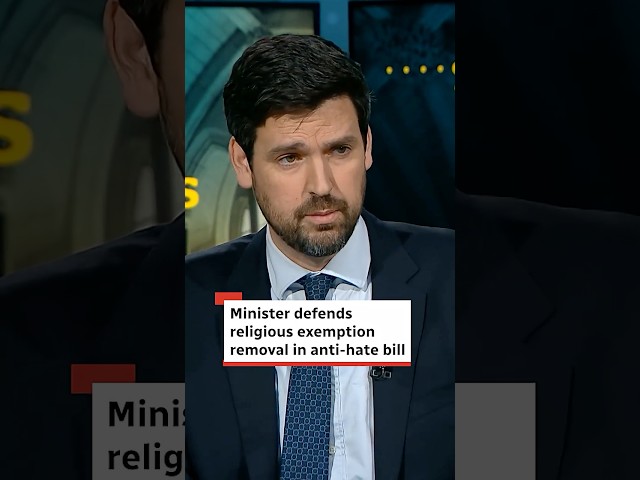 Minister defends religious exemption removal in anti-hate bill