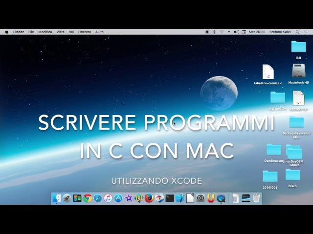 Compilare programmi C su Mac con Xcode