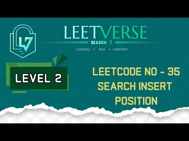 LeetCode 35 | Search Insert Position