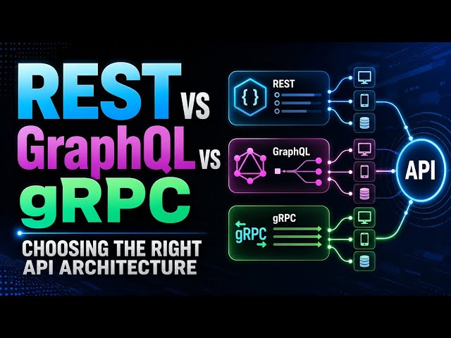 REST vs GraphQL vs gRPC | Choosing the Right API Architecture | Uplatz
