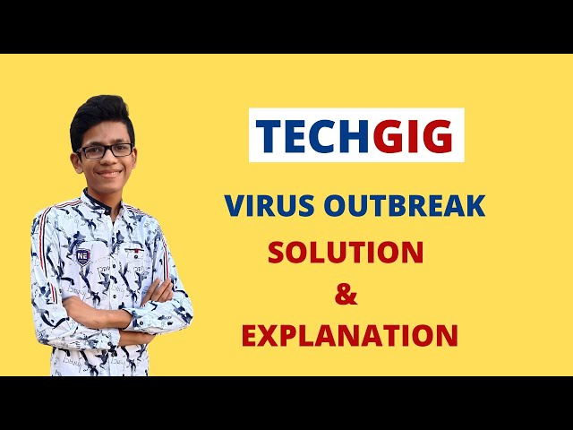 Virus Outbreak- TECHGIG | Techgig solution 2021