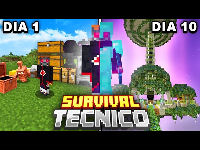 Me Hice un SURVIVAL TECNICO TRYHARD en MINECRAFT 1.21.10!✌ #1