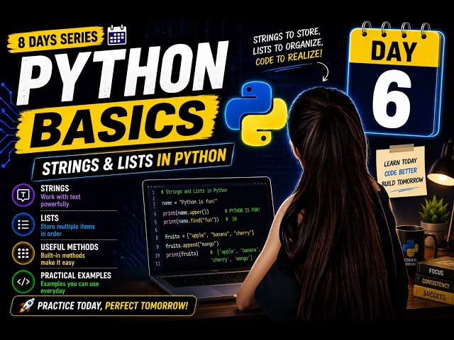 Python Day 6 Lists + Tuples + SetsDictionary Explained