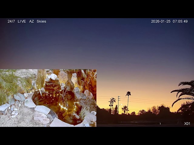 24/7 Live AZ Skies.. ❄Winter in Arizona🌵