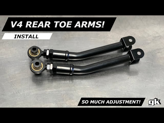 Gktech V4 Rear Toe Arms - Install