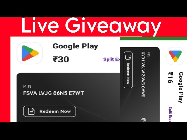 play store redem code