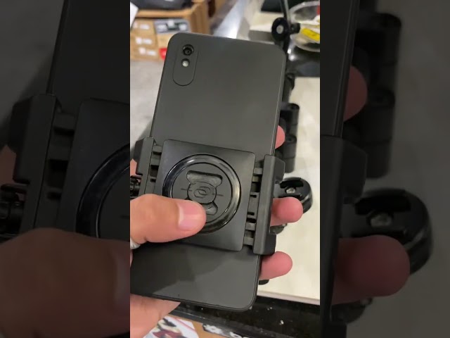 This is How SP Connect Phone Mount works with Universal Clamp!