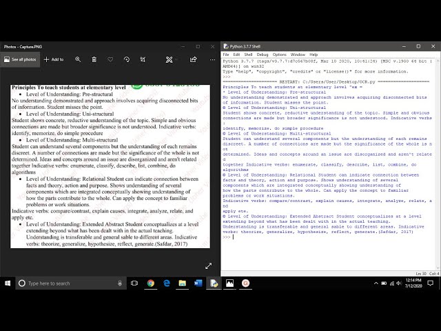 Image to text convertor using Tesseract and OpenCV - Image Processing - Programming Concepts