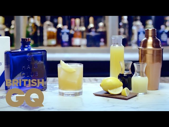 How to Make a Pinapple Whisky Sour | In the Mix Haig Club Cocktails | British GQ
