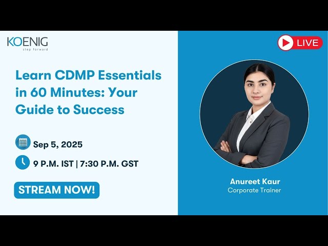 Learn CDMP Essentials in 60 Minutes: Your Guide to Success
