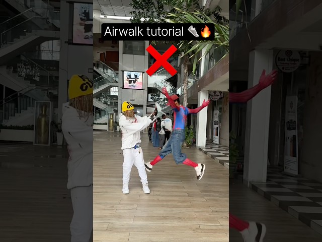 Airwalk tutorial made easy 🔥 #airwalk #dance #trending #slickback #tutorial #explore #shorts