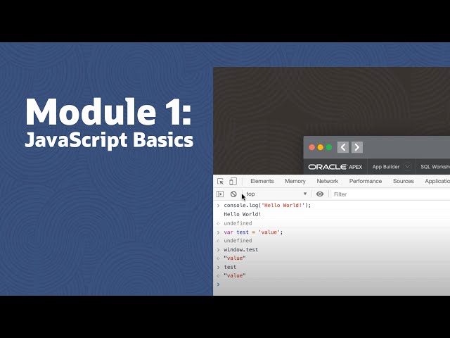 Module 1: JavaScript Basics