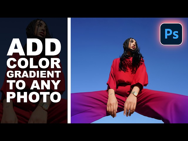 The Easiest Way to Add Gradients to Any Object in Photoshop | 6 Min Tutorial